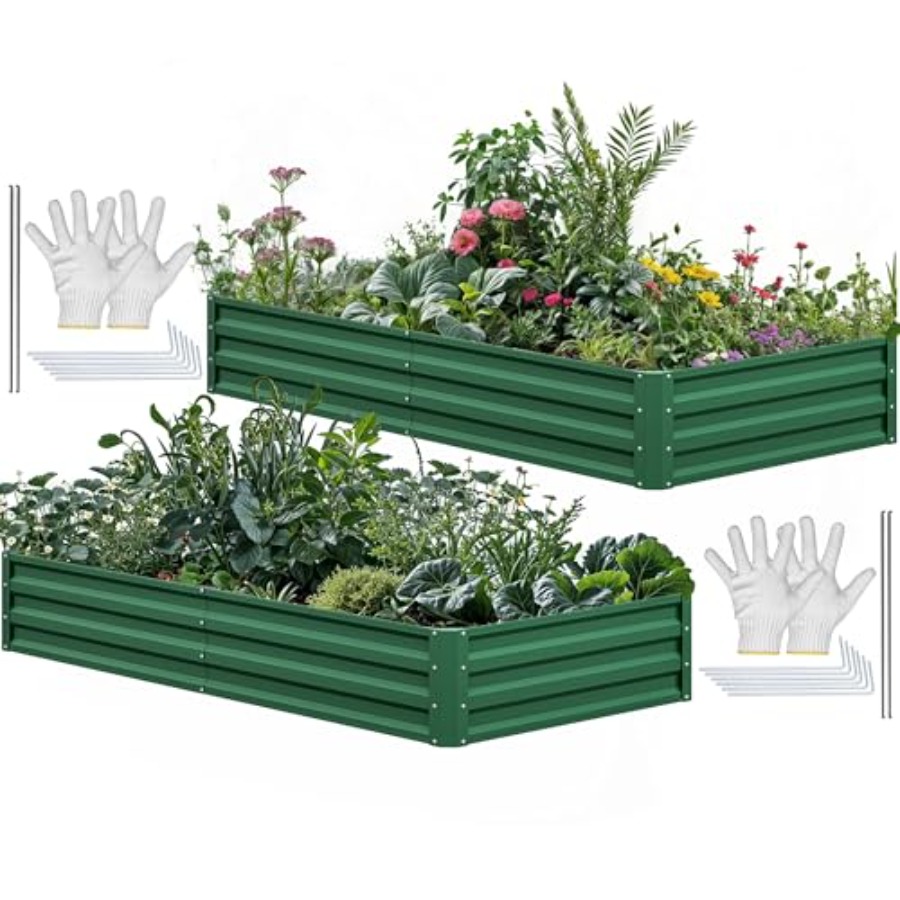 Garden Gloves - Dış mekan kullanımı için tasarlanmış, galvanizli
