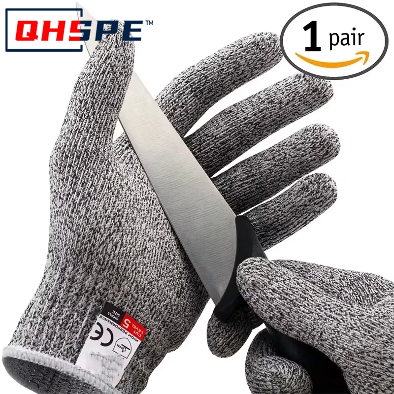 Garden Gloves - Seviye 5 HPPE Kesilmeye Dayanıklı Eldivenler,