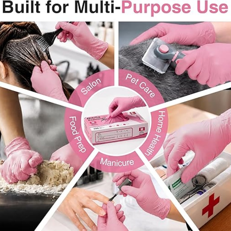 Pembe nitril tek kullanımlık e - Garden Gloves incelemesi ve fiyatı