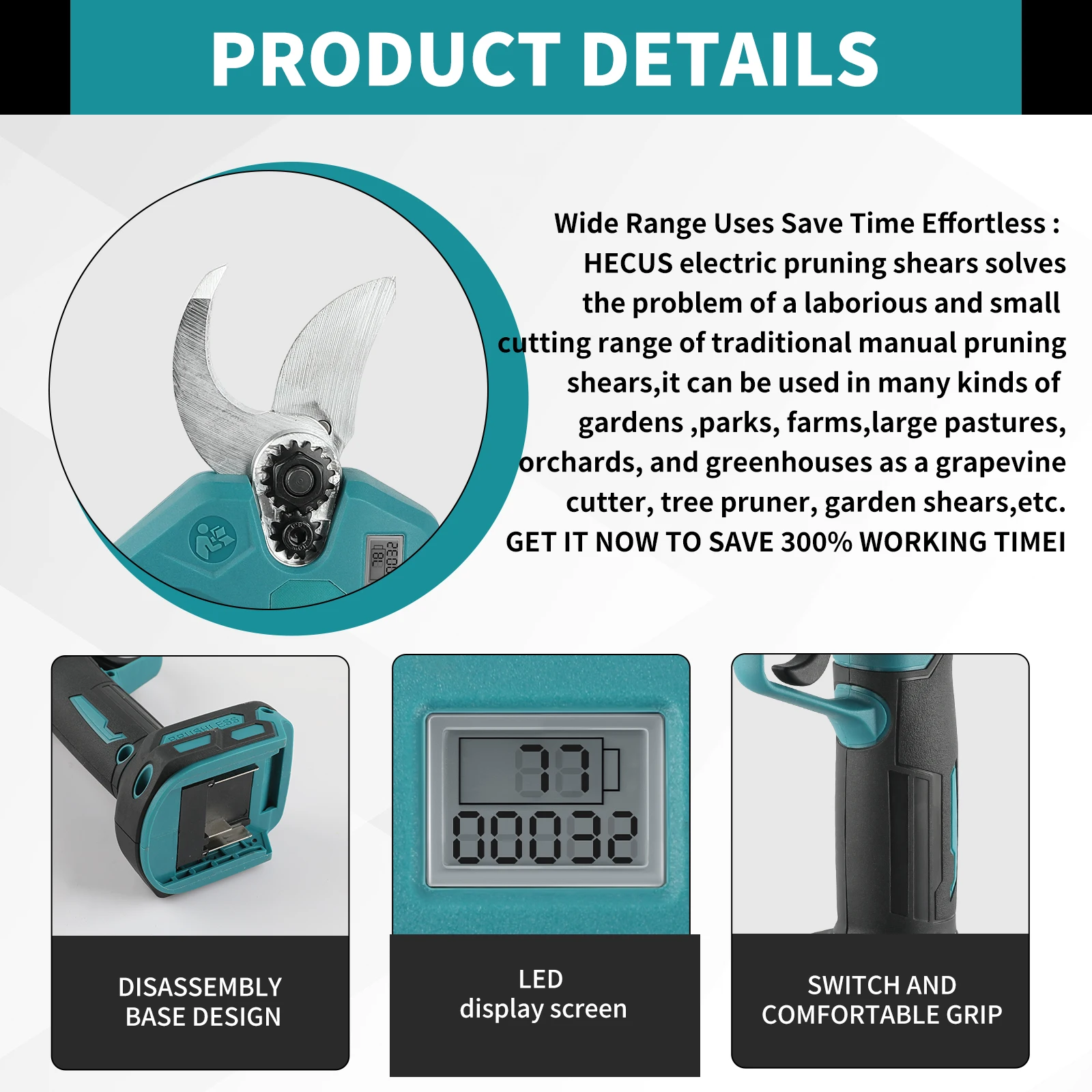 MPP569 Fırçasız Elektrikli Bud - Pruning Shears incelemesi ve fiyatı