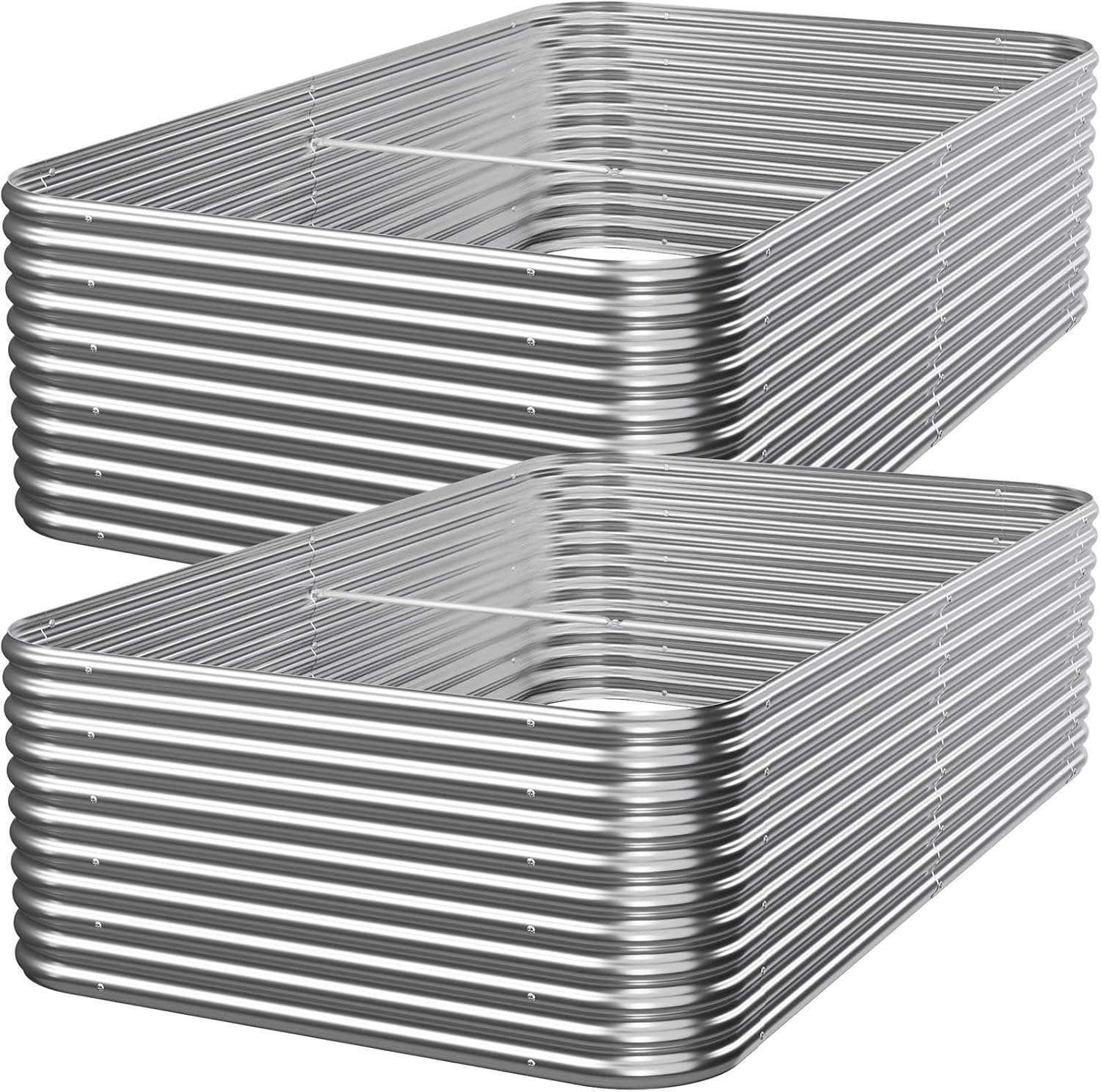 2 Adet 8x3x1.5ft Galvaniz Çeli - Raised Garden Bed incelemesi ve fiyatı
