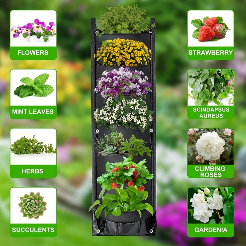 2 Adet, 7 Bölmeli, Su Geçirmez - Vertical Planter incelemesi ve fiyatı