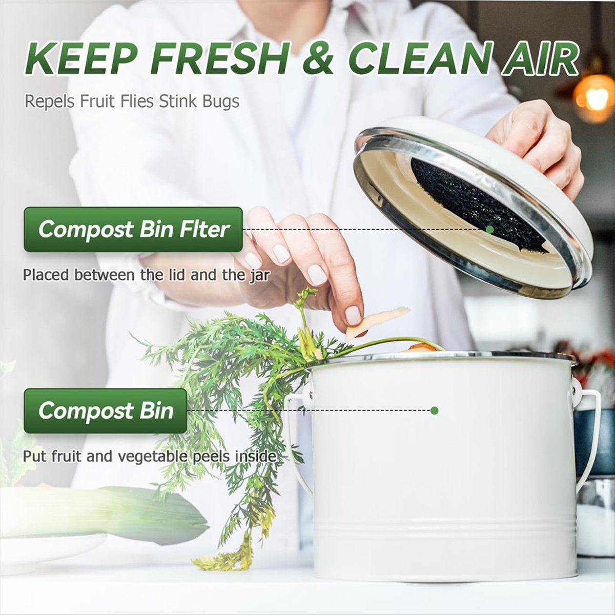 A92G Yeni Kompost Kutusu Filtr - Compost Bin incelemesi ve fiyatı