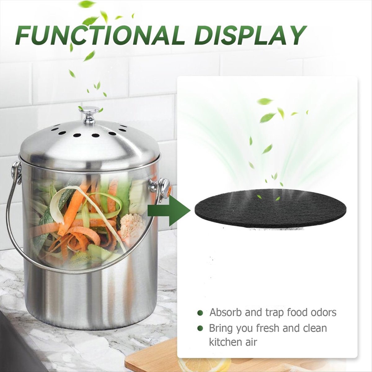 A92G Yeni Kompost Kutusu Filtr - Compost Bin incelemesi ve fiyatı